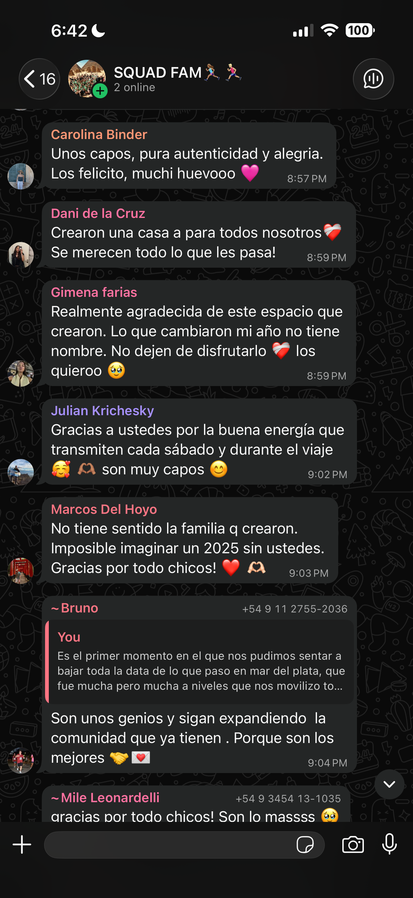 Crew: 'crearon una casa para todos nosotros, se merecen todo'